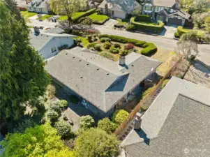 Aerial showing back of house