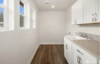 Laundry room. Light and bright. On top floor.