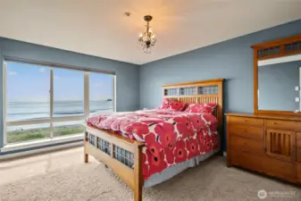 Primary Bdrm with view