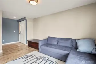 Entry door and Den