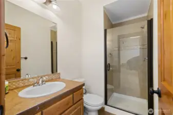 3/4 bathroom in the shop