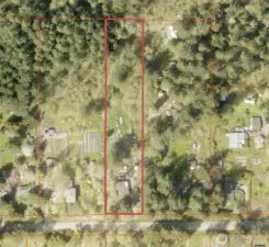 Almost 2 acres of level land.