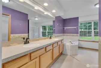 Storage abounds in this house.  Backsplash and paint to make it perfect.