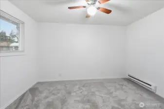 This is the primary bedroom.  All 3 bedrooms have new carpeting.