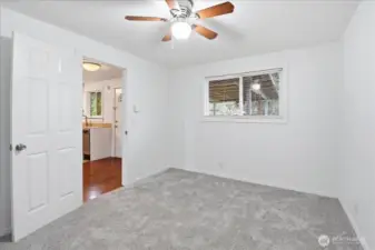 This is another view of the primary bedroom.