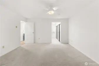 Bedroom 1 with attached bathroom.