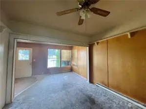 The living room.