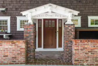 "Notre Dame du Lac" is perched above Madrona Drive, with stunning Lake and Mountain views
