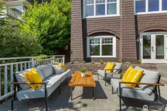 Private patio for ADU
