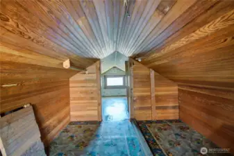 View 4 of attic storage space