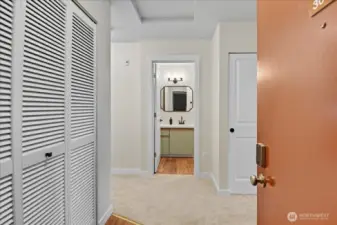 Entry into your new home.
