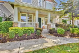 Walk up to Front door