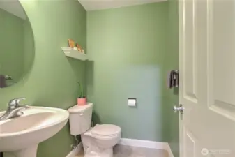 Powder bath on main floor