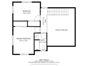 Floor plan, second floor