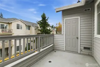 Balcony with Extra Storage