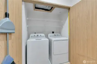 Washer Dryer Included in the Unit & Access to Furnace