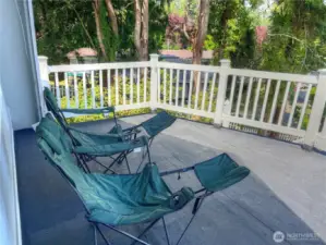 Master Bedroom Private View Deck