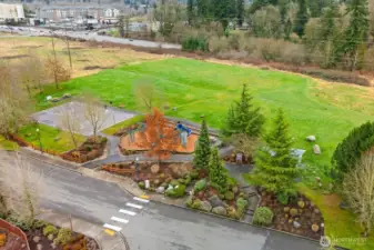 Common area/playground in the Crosswater community