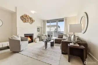 Spacious open floor plan with great flow.