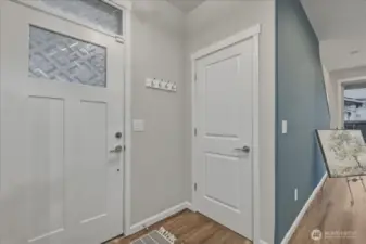 Interior, Entry, Under-Stair Storage, Luxury Vinyl Plank Flooring, High Ceilings