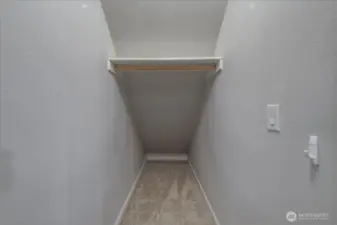 Under-Stair Storage, Carpeted