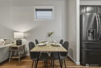 Dining Nook, Luxury Vinyl Plank Flooring, Great Room Design, Open Concept