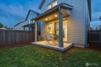 Backyard, Covered Patio, Fenced Backyard