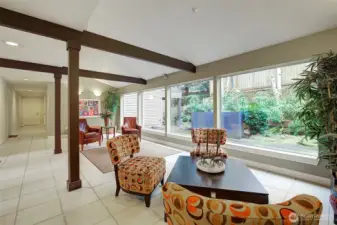 Secured lobby entrance