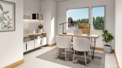 Bonus Room.  This is an artists rendering and does not accurately depict interior finishes.