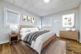 Virtual Staging on Primary Bedroom