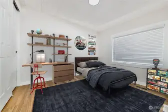 Virtual Staging on 2nd Bedroom