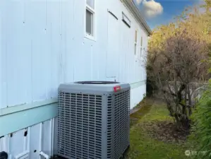 This home also features a newer heat pump to keep you warm in the Winter, and cool in the Summer!