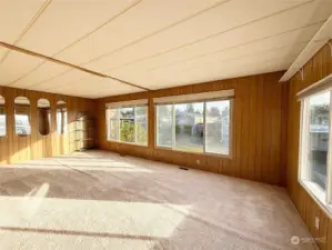 One of the largest Living Room spaces available in Bow Lake...