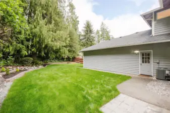 Access door from Garage to backyard