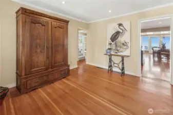 Vintage Fir Floors Throughout the Main Floor