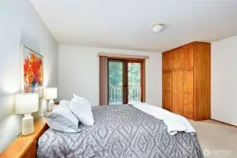 Large built-in with room for more dressers.
