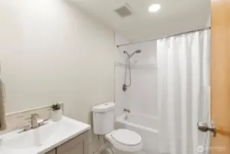 Second bathroom, also recently remodeled