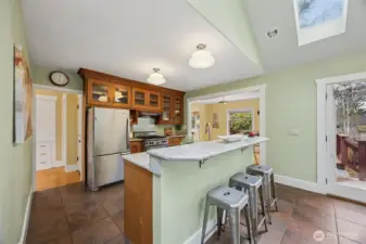 Enjoy high end appliances in this gourmet kitchen!