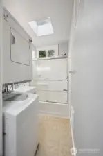 The Cottage 3/4 bath and laundry