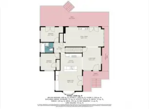 Main floor of the main house.