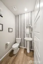 Main floor powder room