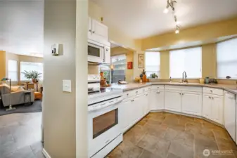 Terra cotta tiled floors