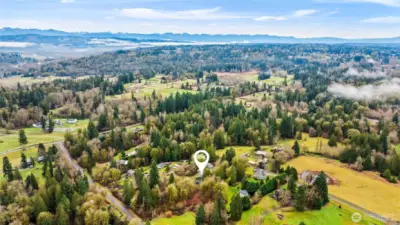 Miles away from anything, but still close to everything!