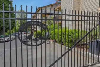 Secure and gated community.