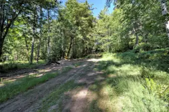 Access road through the property