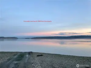 Free public boat launch 200ft away