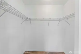 Primary closet