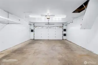 Two car garage
