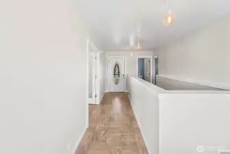 Looking back toward the entry of the main home