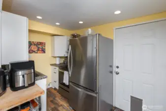 Studio kitchen.